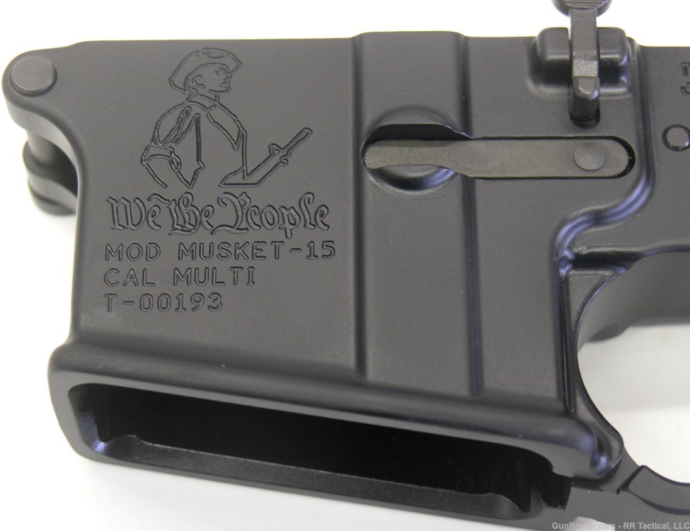 We The People Musket-15 Lwr Receiver RDIAS M4 Trigger Pocket AR15 -img-0