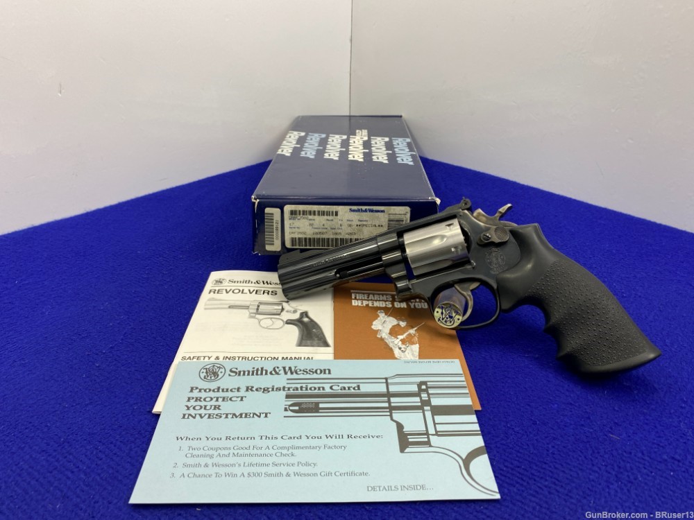 1994 Smith Wesson 17-7 .22LR 4" -HOLY GRAIL PINTO REVOLVER- 1 of Only 14-img-0