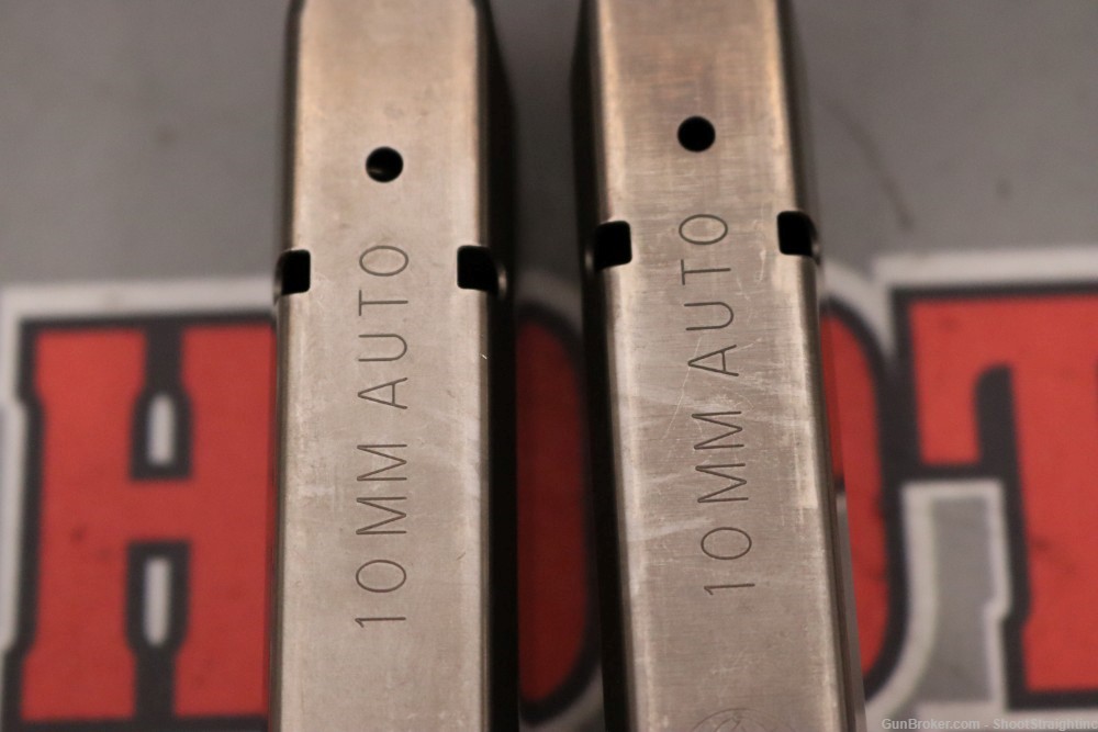 Lot O' Two (2) Smith & Wesson M&P10 10mm 15rd Magazines (OEM)-img-4