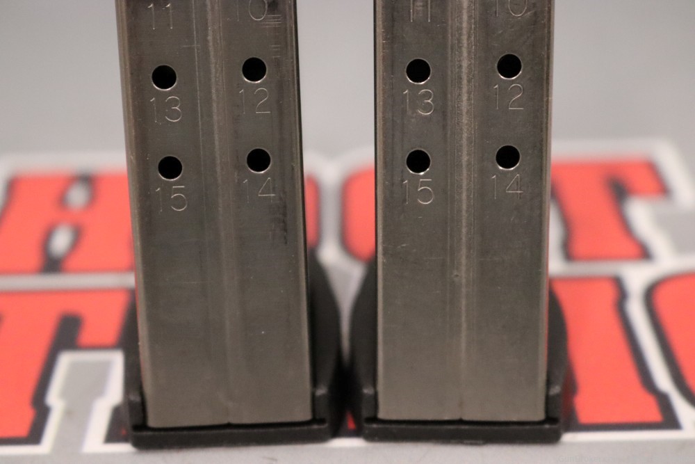 Lot O' Two (2) Smith & Wesson M&P10 10mm 15rd Magazines (OEM)-img-6