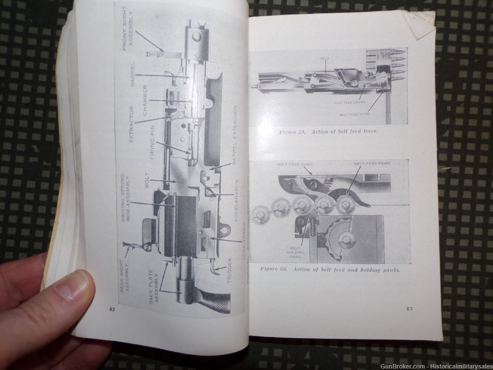 1955 US Army FM 23-55 Browning Machine Guns Cal .30 M1917/1919 Field Manual-img-4