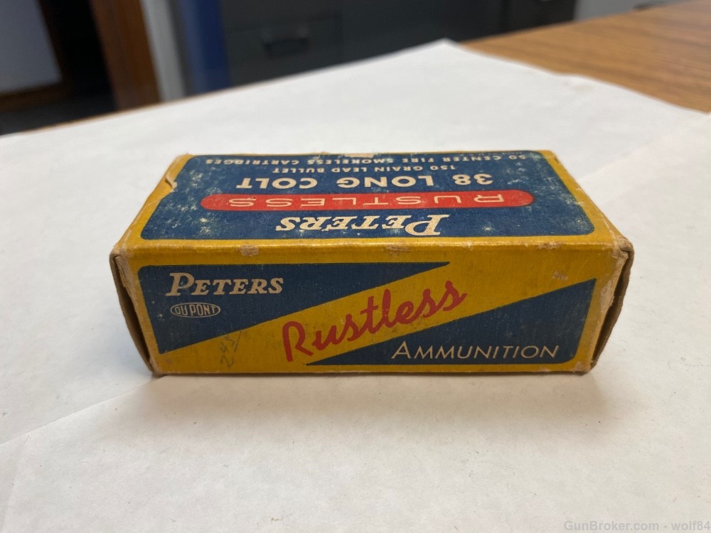 38 Long Colt PETERS Rustless  150 gr  38 LC NOS -img-3