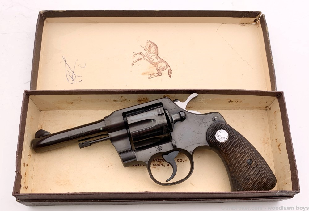 COLT 4" BLUE MARSHAL W/ BOX .38 SPECIAL-img-24