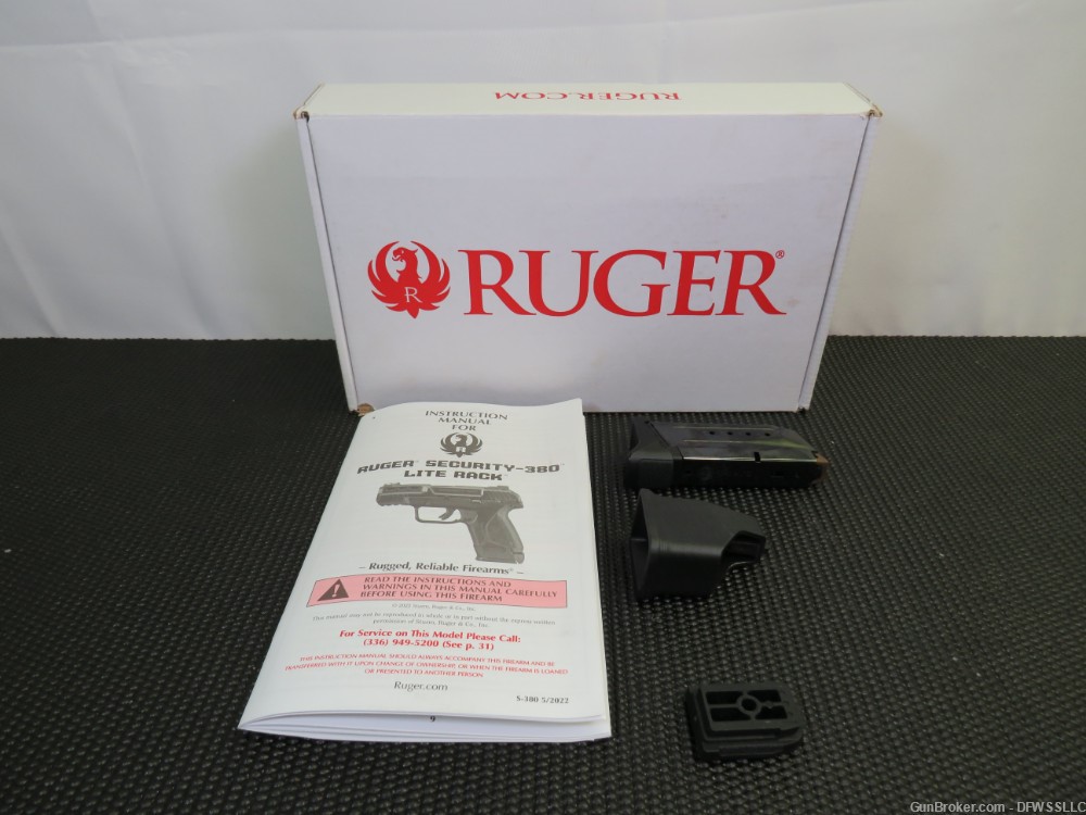 PENNY! RUGER SECURITY-380, .380 ACP, W/ 3.42" BARREL!-img-1