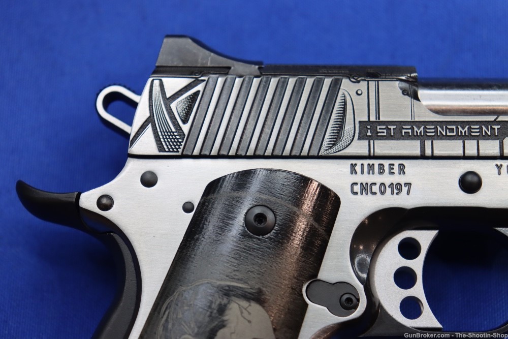 Kimber K1911 Pistol ELON MUSK 1st Amendment Edition 1 of 25 45ACP Engraved-img-12