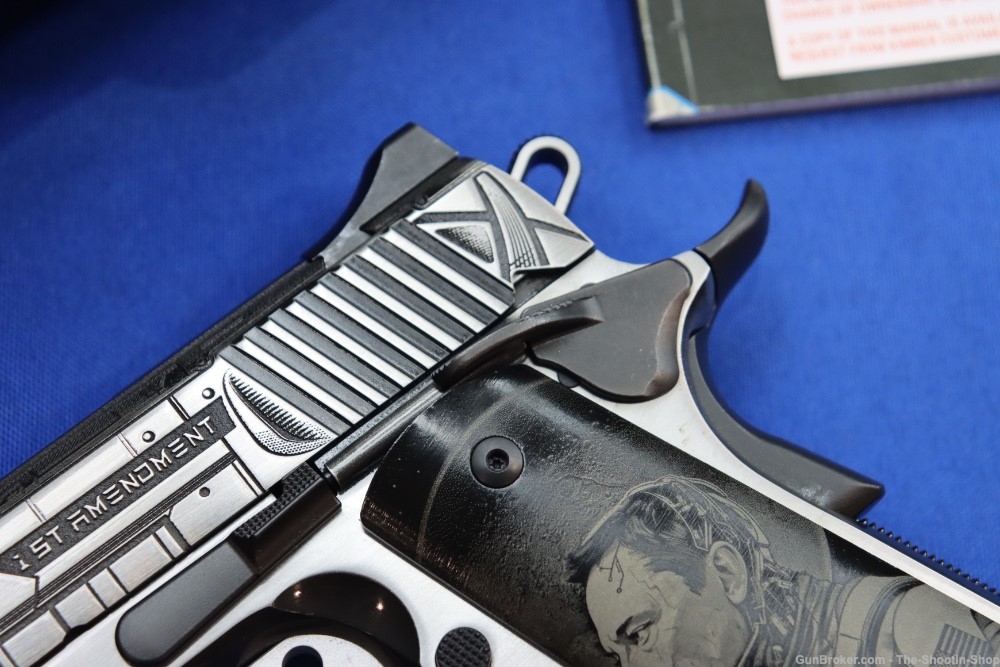 Kimber K1911 Pistol ELON MUSK 1st Amendment Edition 1 of 25 45ACP Engraved-img-5