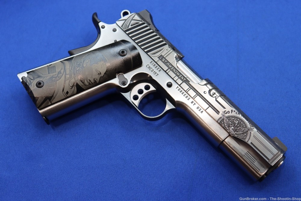Kimber K1911 Pistol ELON MUSK 1st Amendment Edition 1 of 25 45ACP Engraved-img-47