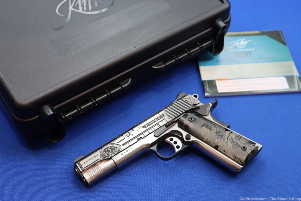 Kimber K1911 Pistol ELON MUSK 1st Amendment Edition 1 of 25 45ACP Engraved-img-0