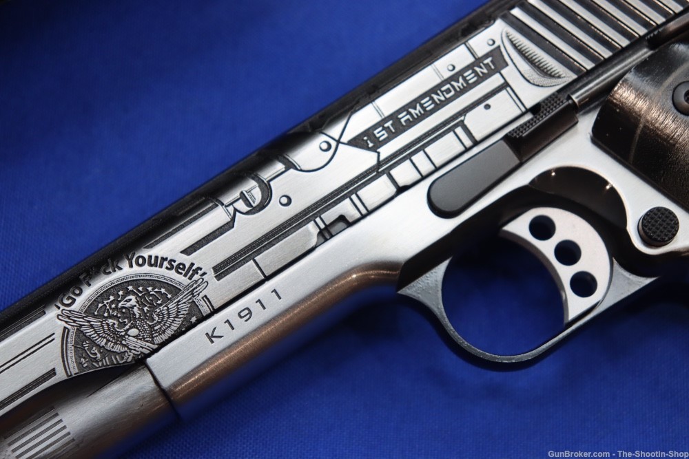 Kimber K1911 Pistol ELON MUSK 1st Amendment Edition 1 of 25 45ACP Engraved-img-3