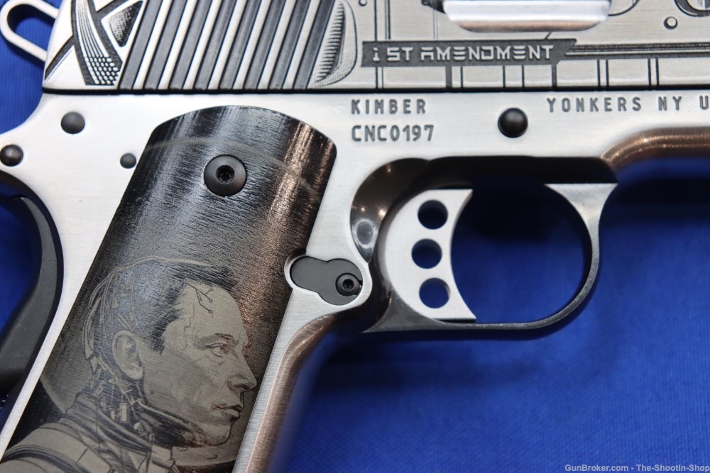 Kimber K1911 Pistol ELON MUSK 1st Amendment Edition 1 of 25 45ACP Engraved-img-13