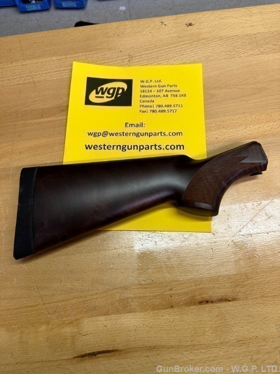 Browning parts, Gold 20 buttstock, stock, Classic or Deer Satin wood, NOS-img-1
