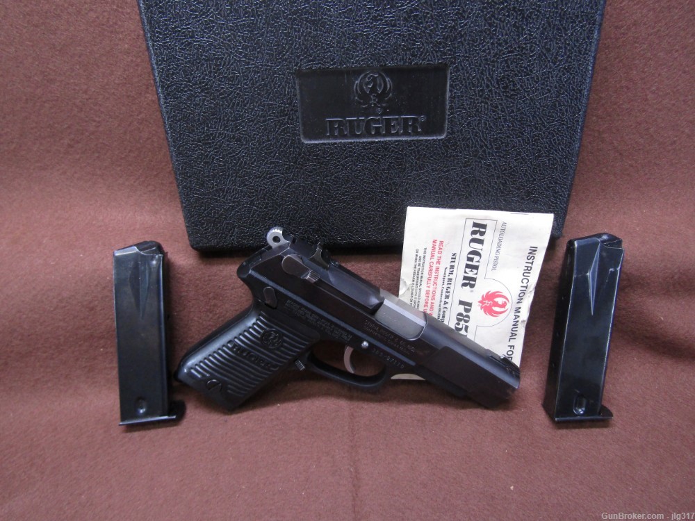Ruger P85 MKII 9 mm Semi Auto Pistol Thumb Safety/De-Cocker 15 RD Mag-img-0