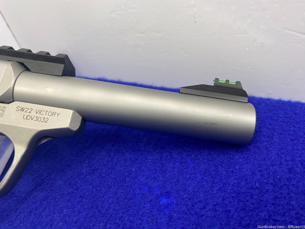 Smith Wesson SW22 Victory .22LR Stainless 5.5" *RELIABLE, ACCURATE RIMFIRE*-img-25