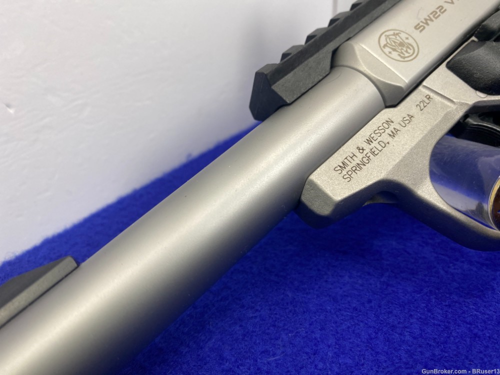 Smith Wesson SW22 Victory .22LR Stainless 5.5" *RELIABLE, ACCURATE RIMFIRE*-img-12