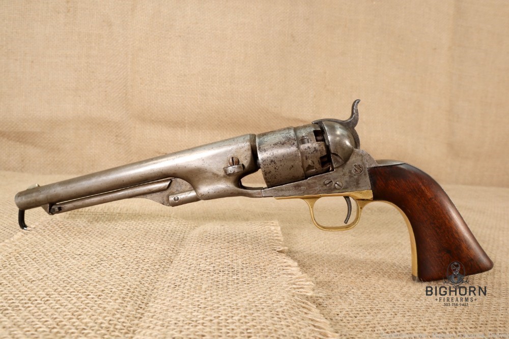 Colt 1860 Army .44 Cal U.S. Marked ANTIQUE COLT W/ STOCK!-img-30
