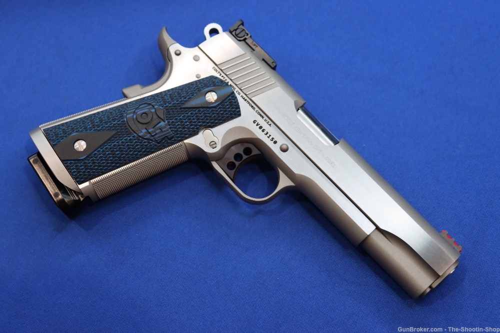 Colt Model GOLD CUP TROPHY 1911 Pistol 9MM Stainless 5" Match SS Magwell SA-img-31