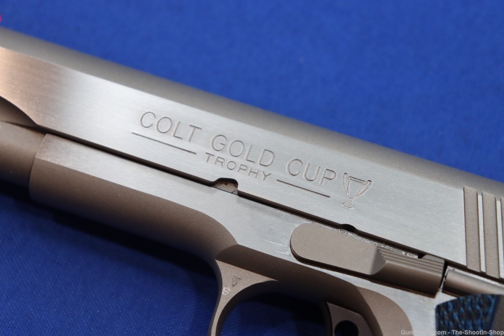 Colt Model GOLD CUP TROPHY 1911 Pistol 9MM Stainless 5" Match SS Magwell SA-img-19