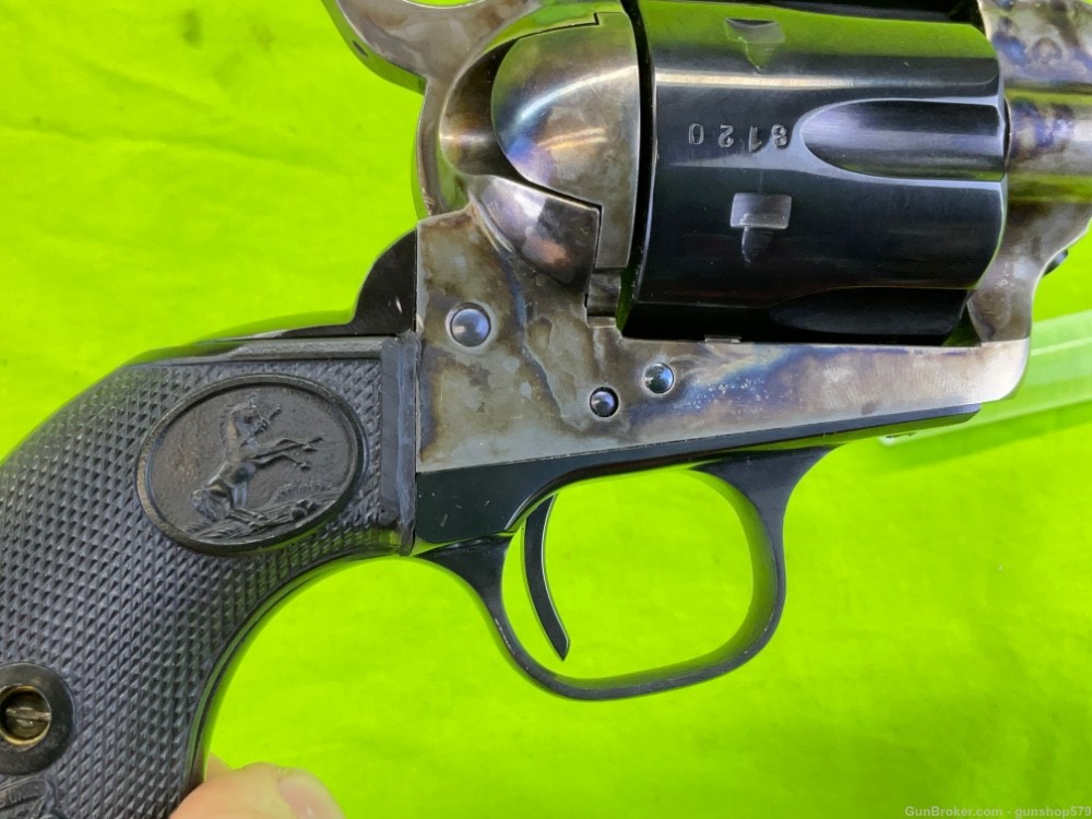 Cimarron Single Action Army SAA 5 1/2 Inch Case Hardened Blued Colt Cowboy -img-13