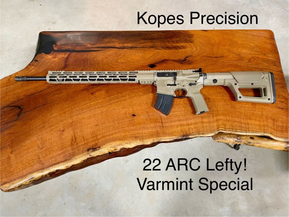 Kopes Precision 22 ARC Rifle Varminter Special FDE  Lefty Left Hand-img-0