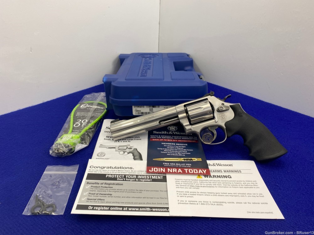 Smith Wesson 686-6 .357 Mag Stainless 6" *PATRIDGE SIGHT EDITION REVOLVER*-img-0