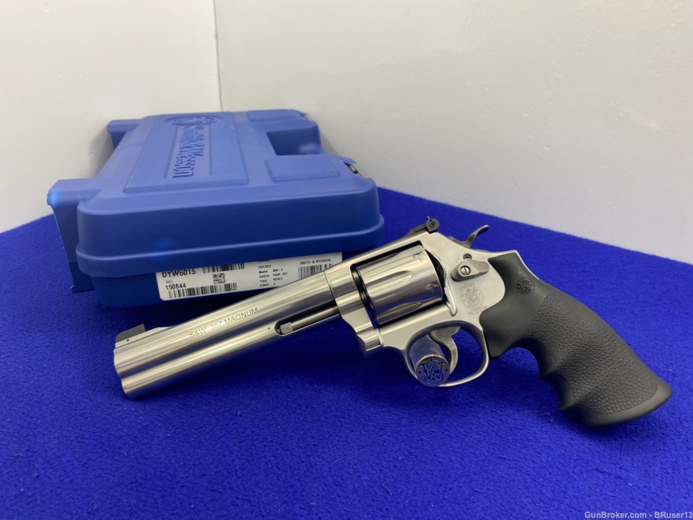 Smith Wesson 686-6 .357 Mag Stainless 6" *PATRIDGE SIGHT EDITION REVOLVER*-img-2