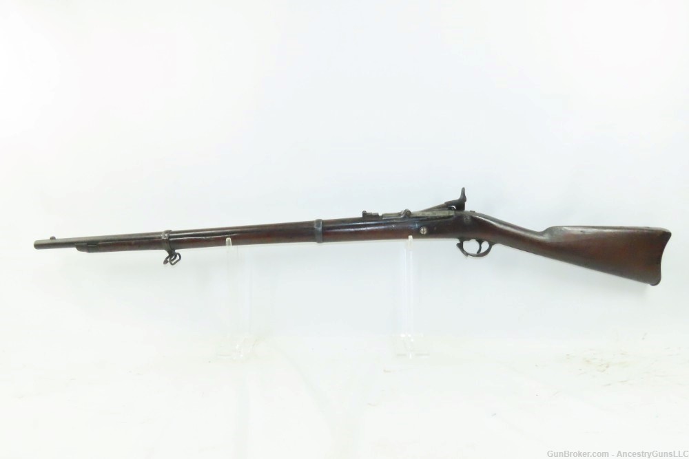 Antique U.S. SPRINGFIELD M1866 .50-70 GOVT ALLIN Conversion TRAPDOOR Rifle -img-16