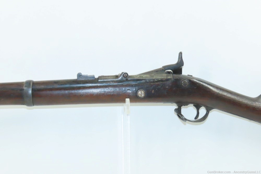 Antique U.S. SPRINGFIELD M1866 .50-70 GOVT ALLIN Conversion TRAPDOOR Rifle -img-18