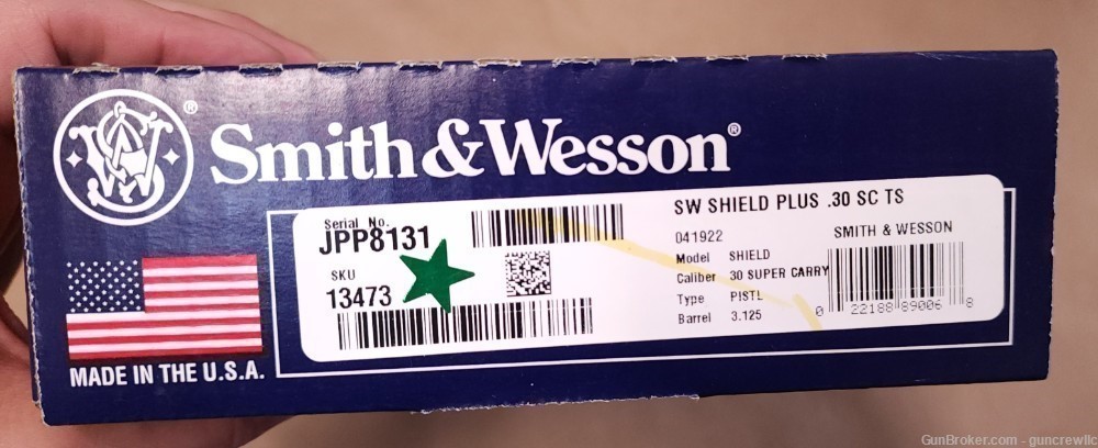 Smith & Wesson S&W 13473 M&P Shield Plus 30 Super Carry Optic Ready Layaway-img-7