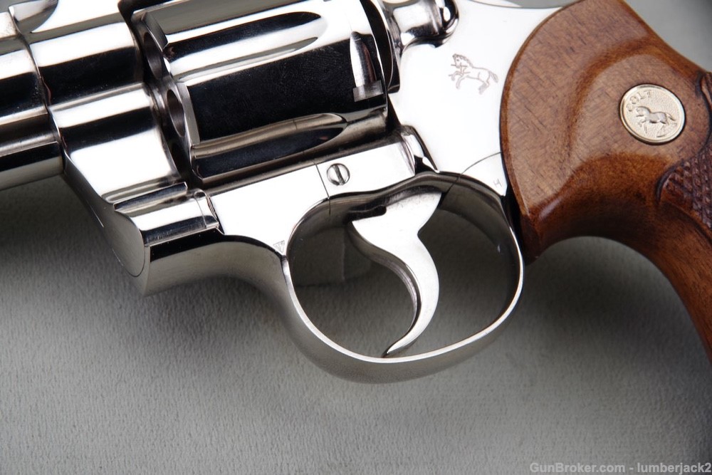 Exceptional & Scarce 1969 Colt Python 357 Magnum 6'' Nickel NIB-img-11