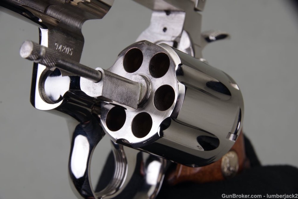 Exceptional & Scarce 1969 Colt Python 357 Magnum 6'' Nickel NIB-img-19