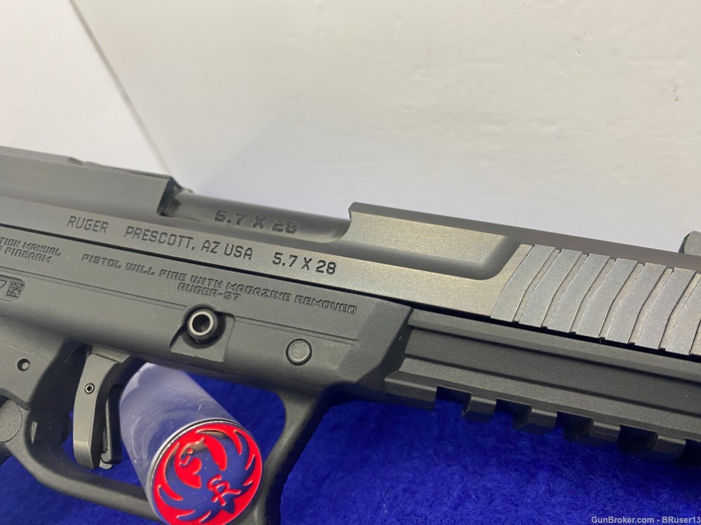 2019 Ruger 57 5.7x28mm Blk 4.94" *HEAD TURNING FUN TO SHOOT PISTOL*-img-23