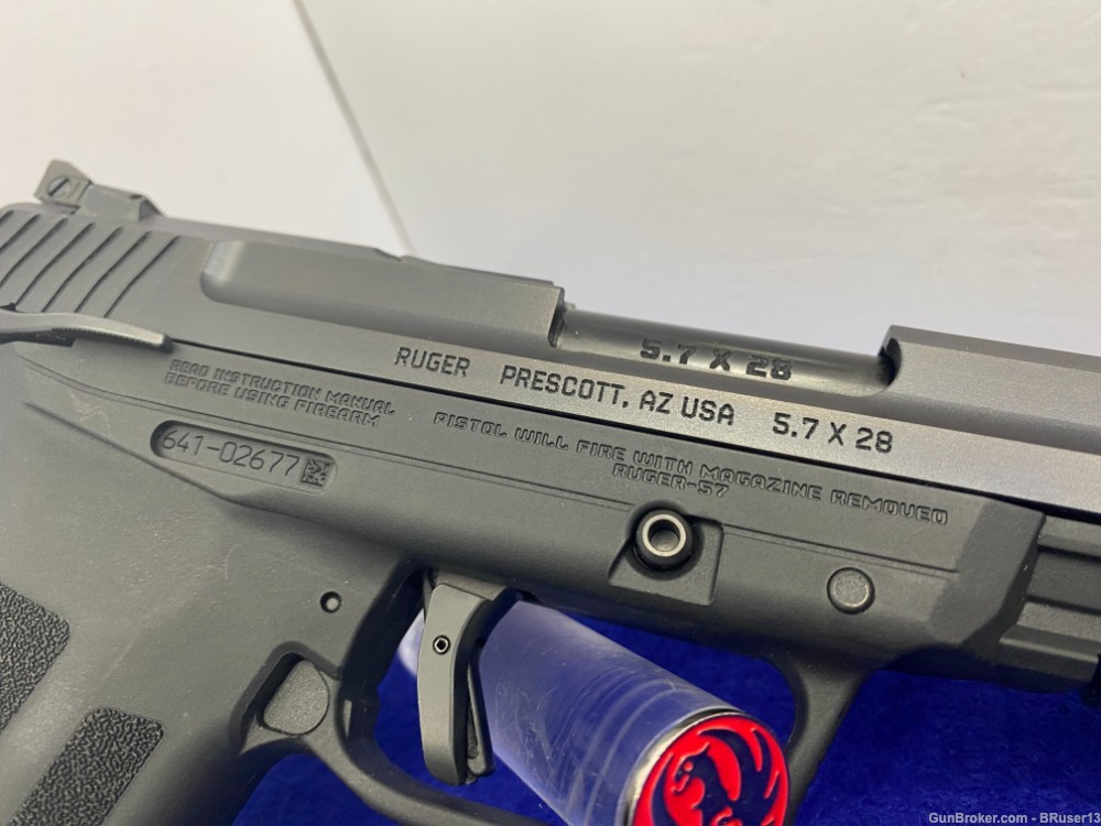 2019 Ruger 57 5.7x28mm Blk 4.94" *HEAD TURNING FUN TO SHOOT PISTOL*-img-22