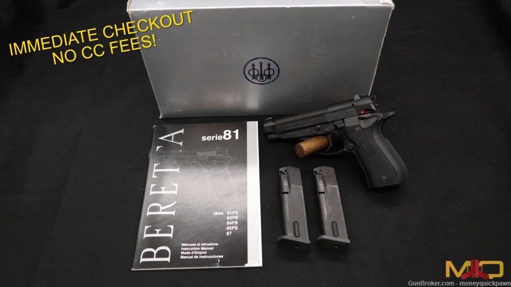 Beretta 84 FS Cheetah 380 ACP Great Condition In Case Penny Start!-img-0