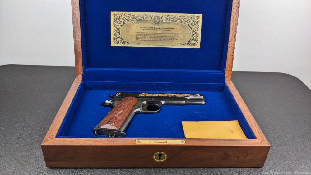 Colt|Government Model Series 70|John Browning Commemorative|Display Case-img-3
