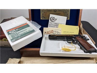 Colt|Government Model Series 70|John Browning Commemorative|Display Case
