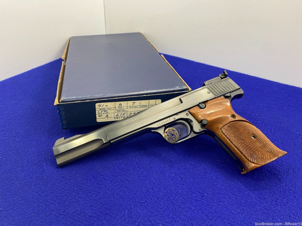 Smith Wesson 41 .22 Lr Blue 7" *ULTRA COLLECTIBLE MODEL* Amazing Example-img-2