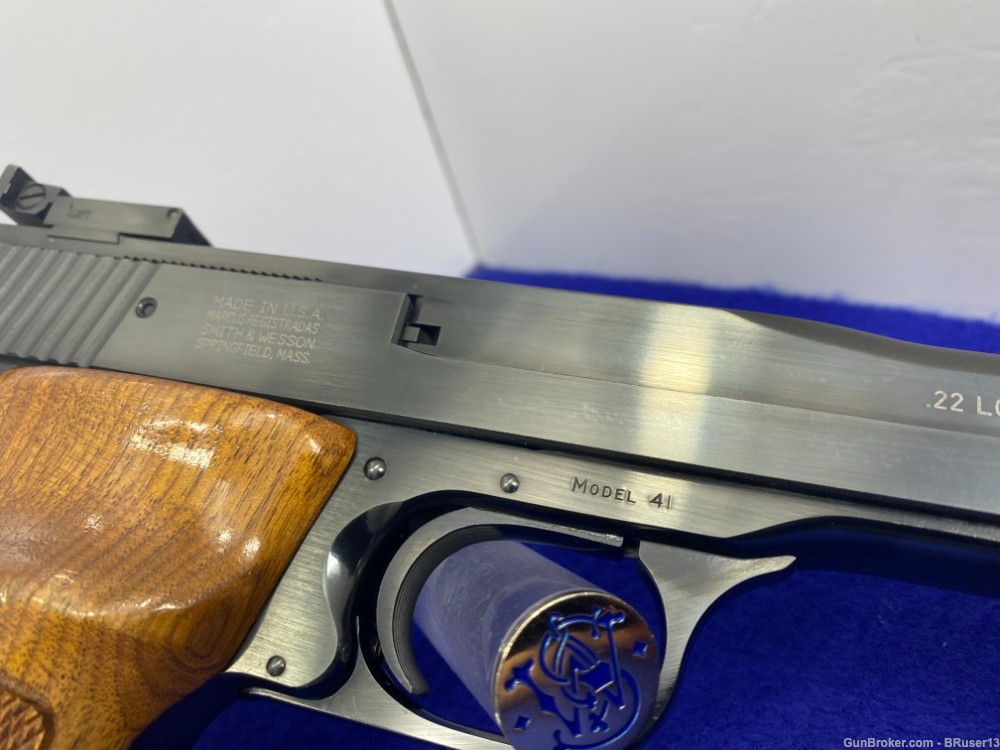 Smith Wesson 41 .22 Lr Blue 7" *ULTRA COLLECTIBLE MODEL* Amazing Example-img-23