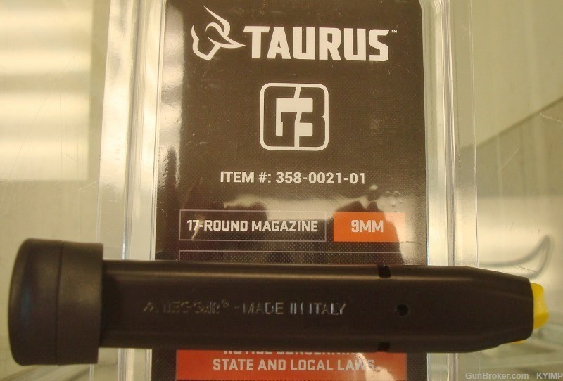 2 Taurus G3 17 round Hi Capacity 9 mm NEW magazine s Factory Original-img-4