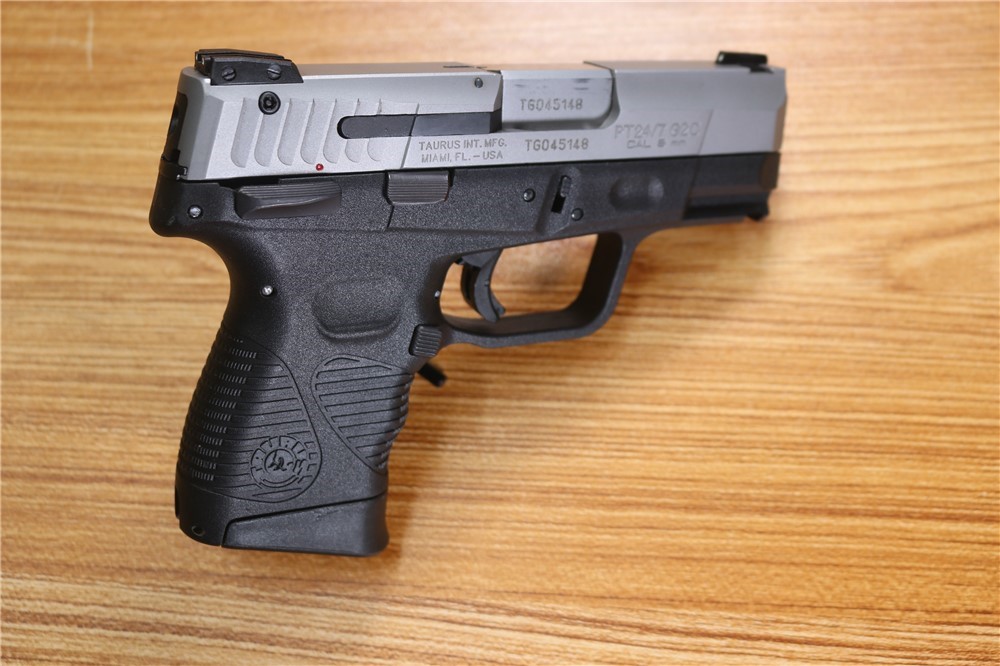 Taurus PT24/7 G2C 9mm 3.25" Barrel Two Tone 1 Mag 13 Rounds-img-0