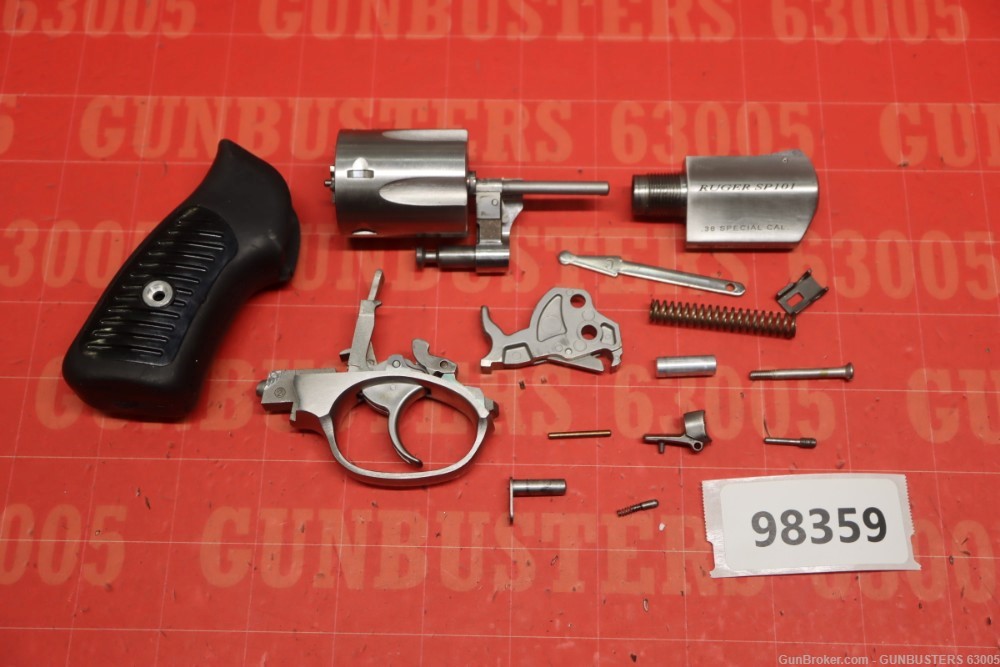 Ruger SP101, 38 Special Repair Parts-img-0