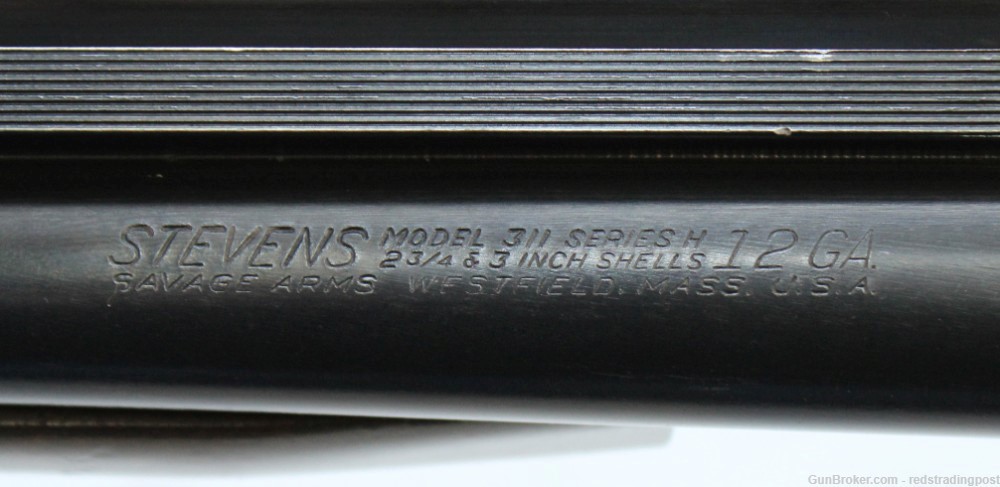 Savage Stevens 311 Series H 30" Barrel 3" 12 Ga SxS Wood Stock Shotgun -img-14
