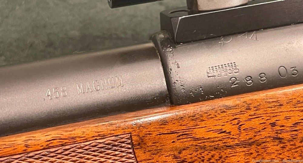 73' custom rifle in 458 Winchester magnum with a Czech BRNO Mauser action-img-22