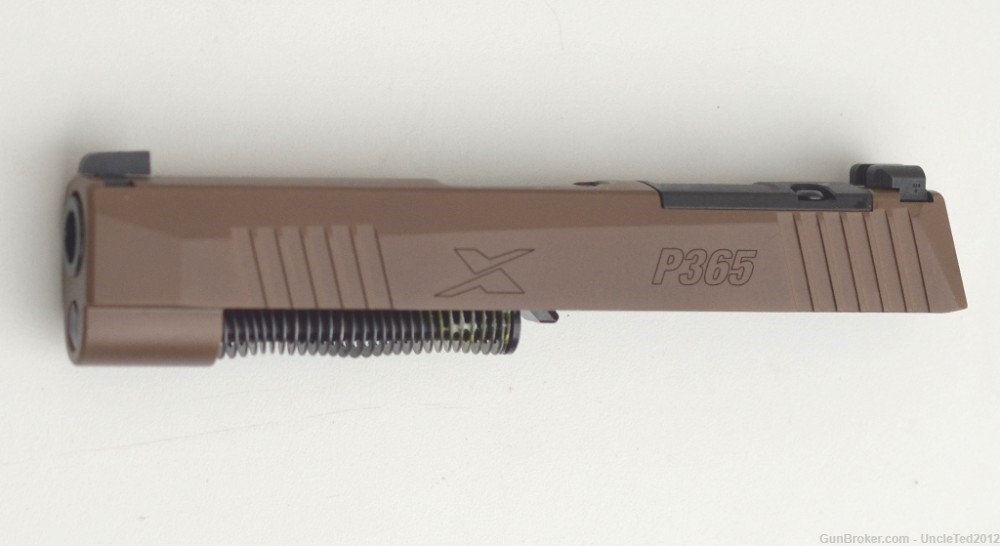 Sig P365XL 9mm OR upper slide optic ready XRAY NS SiG P365X 3.7 " barrel-img-0