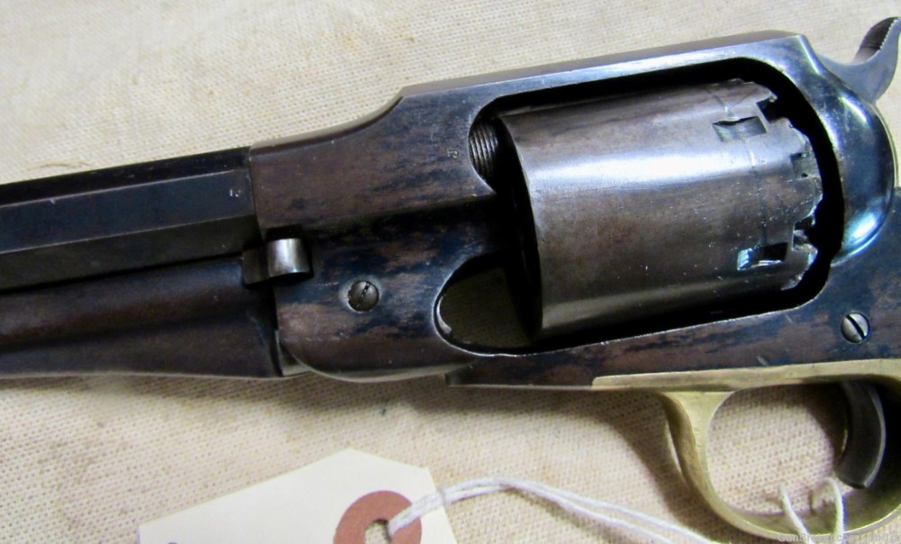 Really Sharp Civil War Remington 1858 .44 Cal Percussion Army Revolver-img-4