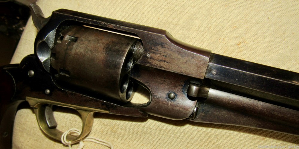 Really Sharp Civil War Remington 1858 .44 Cal Percussion Army Revolver-img-17
