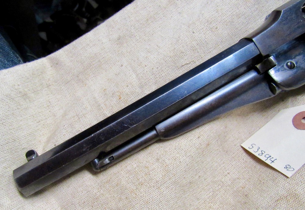 Really Sharp Civil War Remington 1858 .44 Cal Percussion Army Revolver-img-6