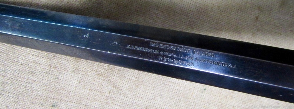 Really Sharp Civil War Remington 1858 .44 Cal Percussion Army Revolver-img-10