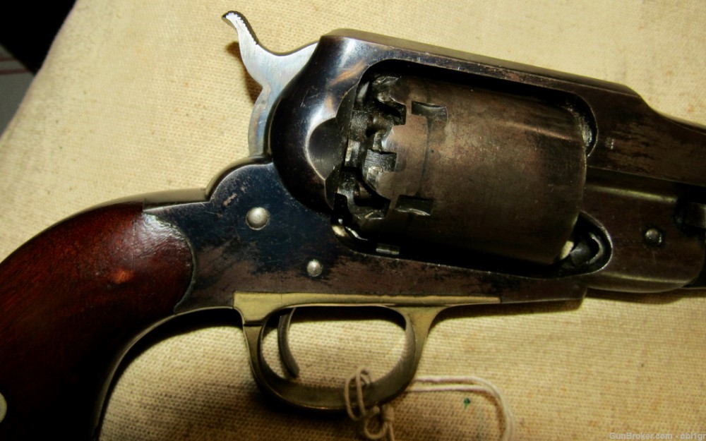 Really Sharp Civil War Remington 1858 .44 Cal Percussion Army Revolver-img-19