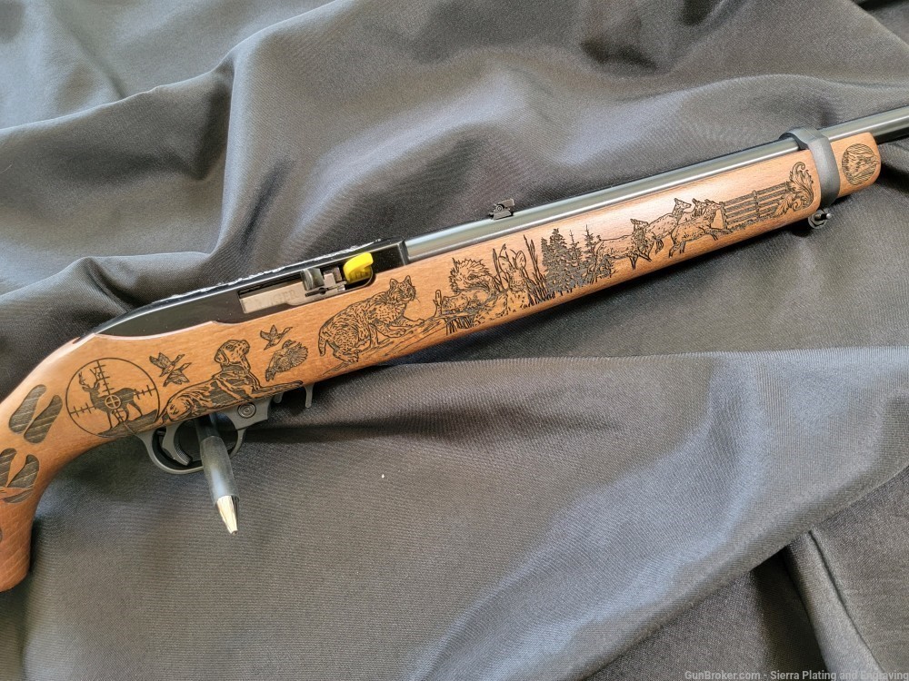 Custom Engraved Ruger 10/22.  "American Wildlife" *Free Shipping!-img-3