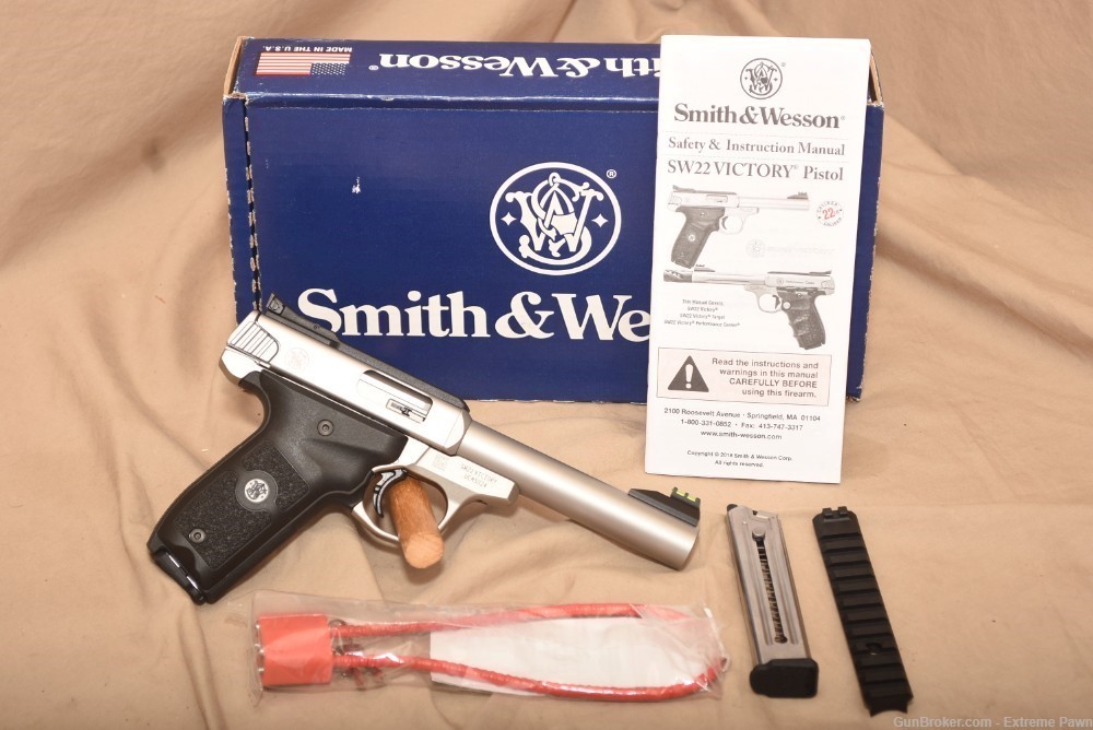 Smith Wesson SW22 Victory 22lr Target Pistol Nice Penny Start No Reserve!-img-0